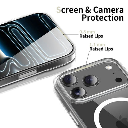 Futrola MagSafe za Apple iPhone 17 Pro, Tech-Protect, Flexair Hybrid CC, Transparentna