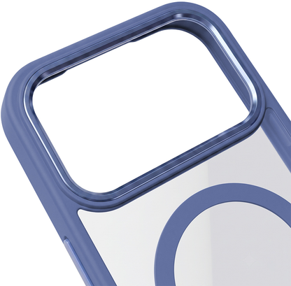 MagSafe futrola za Apple iPhone 18 Pro Max / 17 Pro Max, OEM, Color Clear Mag, Plava