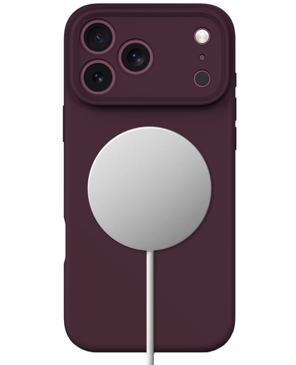 MagSafe maska za Apple iPhone 18 Pro / 17 Pro, Tech-Protect, silikonska, bordo boje