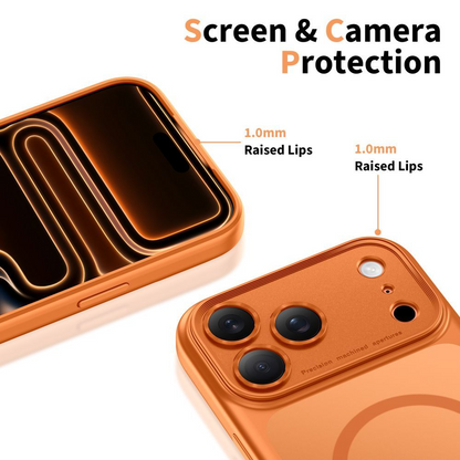 Futrola MagSafe za Apple iPhone 17 Pro, Tech-Protect, MagPeak, Mat Narandžasta