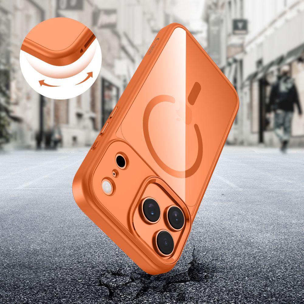 Futrola MagSafe za Apple iPhone 17 Pro, Tech-Protect, Magmat, Narandžasta