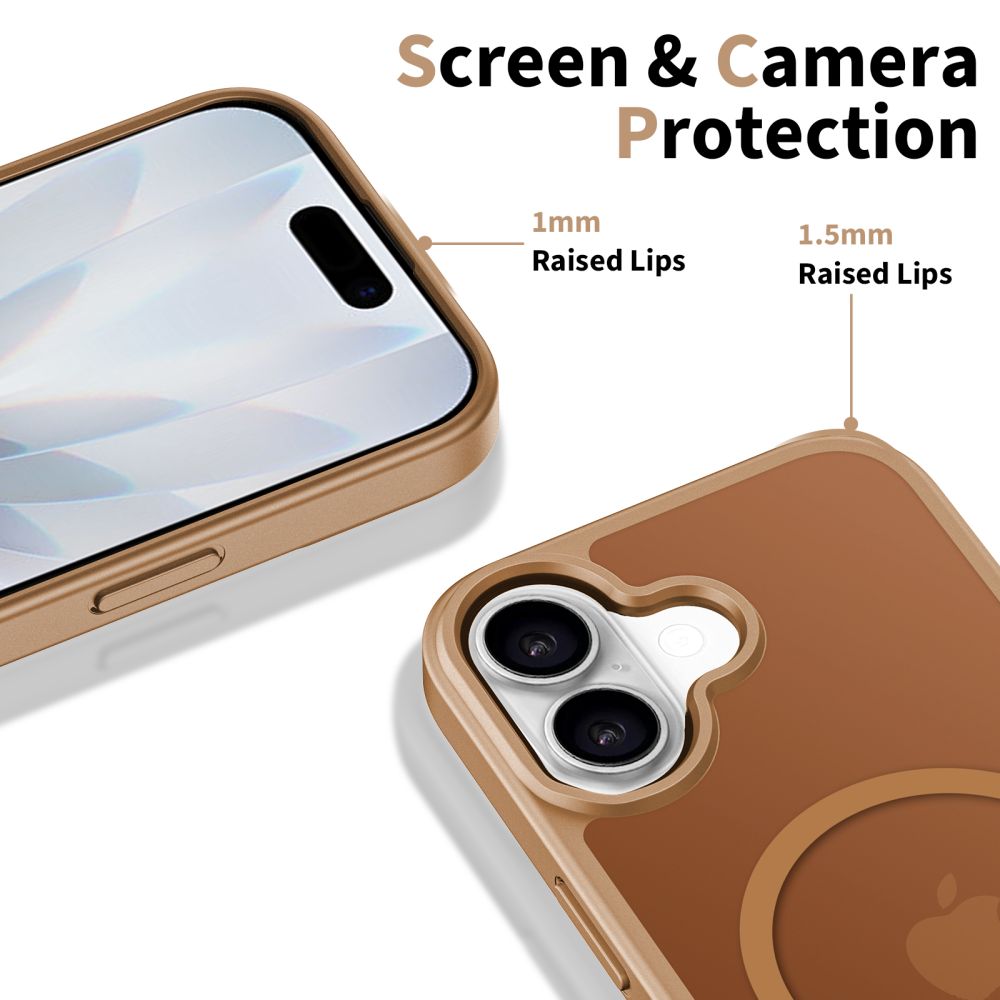 Futrola MagSafe za Apple iPhone 17, Tech-Protect, BasicMag, Braon