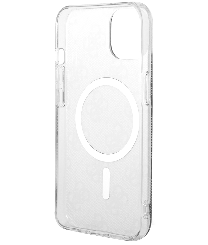 Futrola MagSafe za Apple iPhone 15, Guess, 4G IML, Crna GUHMP15SH4STK