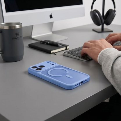 MagSafe futrola za Apple iPhone 18 Pro / 17 Pro, Tech-Protect, BasicMag, Plava Mat