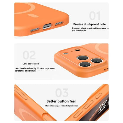 MagSafe futrola za Apple iPhone 17 Pro, OEM, tečni silikon, roze