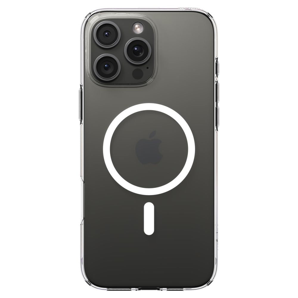 MagSafe Case for Apple iPhone 16 Pro Max, Spigen, Liquid Crystal, Transparent ACS08387 