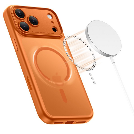 Futrola MagSafe za Apple iPhone 17 Pro, Tech-Protect, MagPeak, Mat Narandžasta