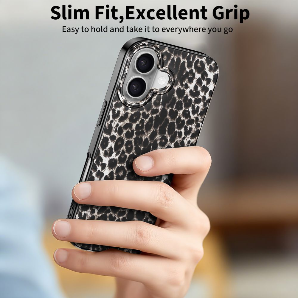 Futrola MagSafe za Apple iPhone 17, Tech-Protect, Lamano Leopard, Crna