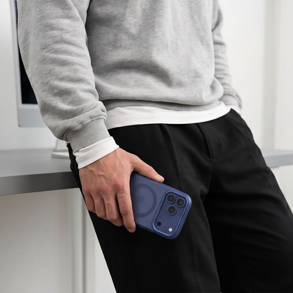 MagSafe futrola za Apple iPhone 18 Pro Max / 17 Pro Max, Tech-Protect, MagZero, Mat Tamnoplava