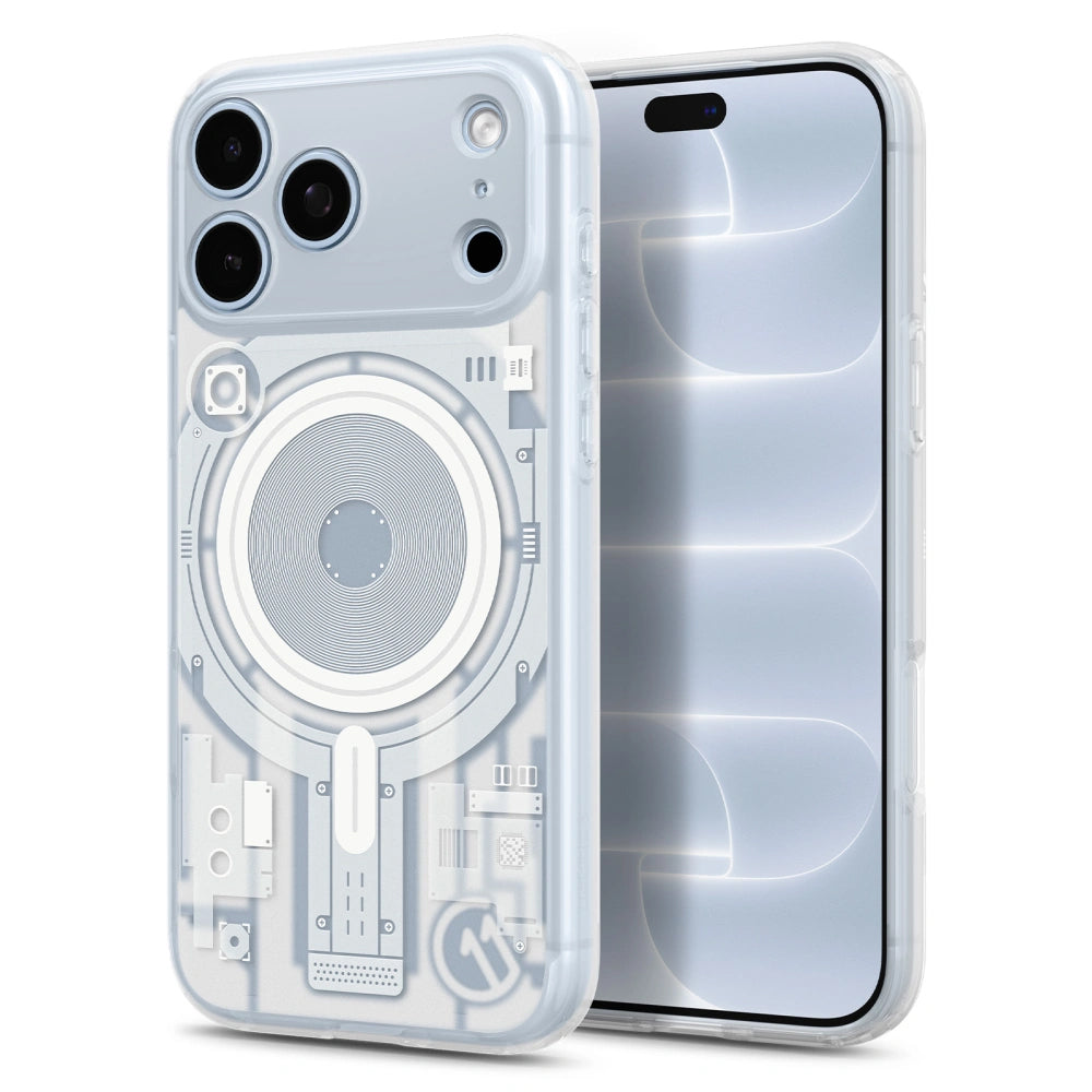 Maska MagSafe za Apple iPhone 18 Pro / 17 Pro, Spigen, C11 Ultra Hybrid MagFit Element, bela ACS12308