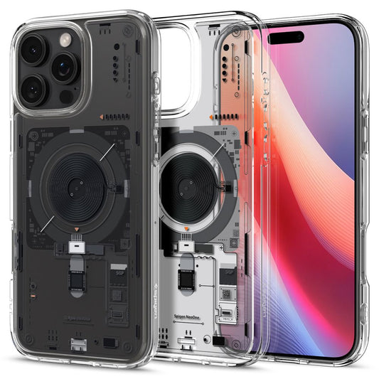 MagSafe Case for Apple iPhone 16 Pro, Spigen, Ultra Hybrid Neo One, Transparent ACS08792 