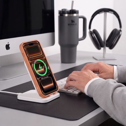 MagSafe futrola za Apple iPhone 18 Pro Max / 17 Pro Max, Tech-Protect, BasicMag, Mat Narandžasta