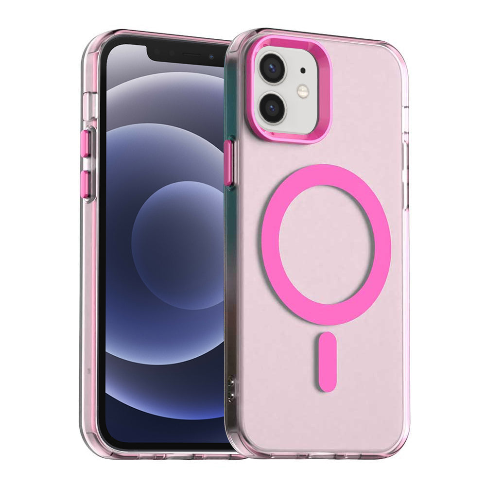 MagSafe futrola za Apple iPhone 12 / 12 Pro, Techsuit, CandyCase, Roze