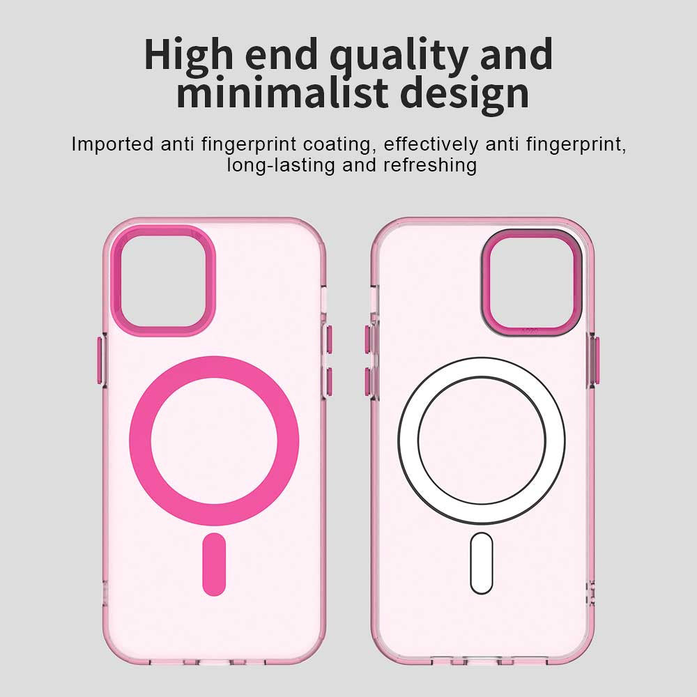 MagSafe futrola za Apple iPhone 12 / 12 Pro, Techsuit, CandyCase, Roze