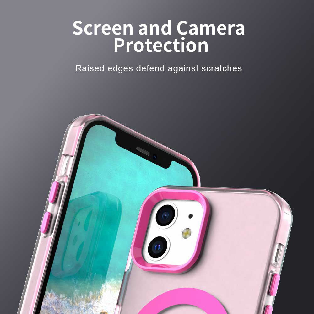 MagSafe futrola za Apple iPhone 12 / 12 Pro, Techsuit, CandyCase, Roze