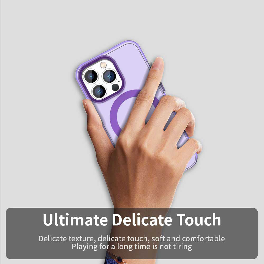 MagSafe futrola za Apple iPhone 12 Pro Max, Techsuit, CandyCase, Ljubičasta
