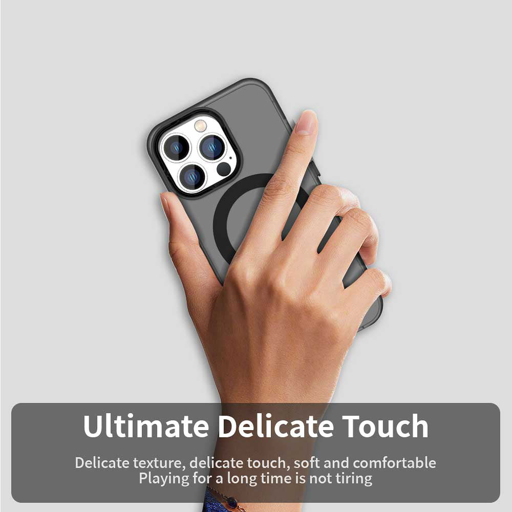 MagSafe futrola za Apple iPhone 12 Pro Max, Techsuit, CandyCase, Crna