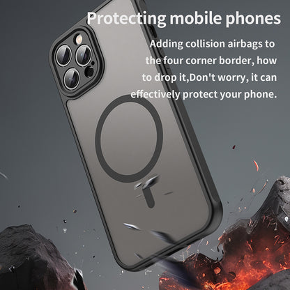 MagSafe futrola za Apple iPhone 12 Pro Max, Techsuit, HaloFrost II, Crna