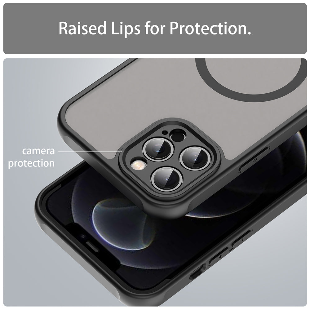 MagSafe futrola za Apple iPhone 12 Pro Max, Techsuit, HaloFrost II, Crna