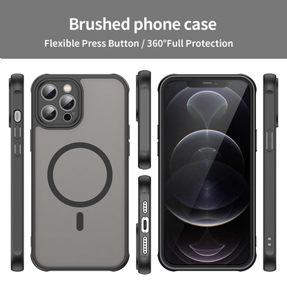 MagSafe futrola za Apple iPhone 12 Pro Max, Techsuit, HaloFrost II, Crna