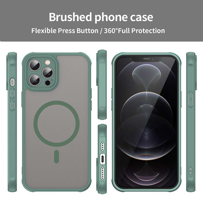 MagSafe futrola za Apple iPhone 12 Pro Max, Techsuit, HaloFrost II, Zelena