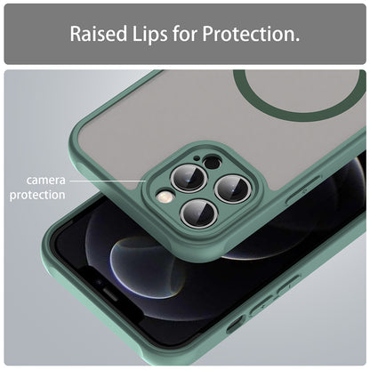MagSafe futrola za Apple iPhone 12 Pro Max, Techsuit, HaloFrost II, Zelena
