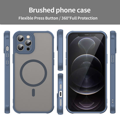 MagSafe futrola za Apple iPhone 12 Pro, Techsuit, HaloFrost II, Tamnoplava