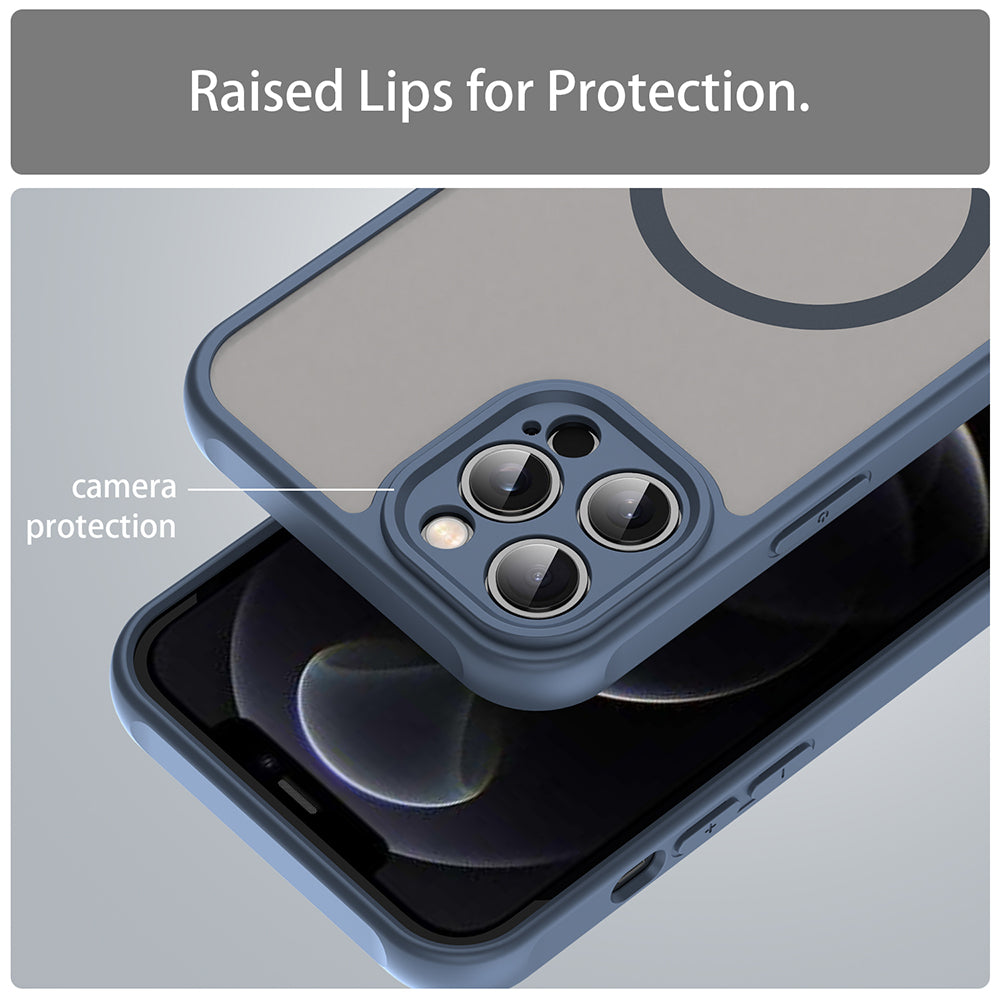 MagSafe futrola za Apple iPhone 12 Pro, Techsuit, HaloFrost II, Tamnoplava