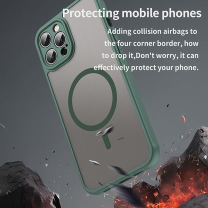MagSafe futrola za Apple iPhone 12 Pro, Techsuit, HaloFrost II, Zelena