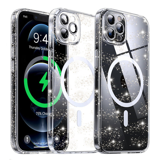 MagSafe futrola za Apple iPhone 12 Pro, Techsuit, SparkleSkin, Providna
