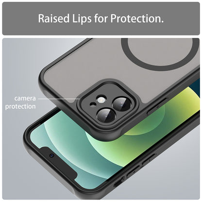 MagSafe futrola za Apple iPhone 12, Techsuit, HaloFrost II, Crna