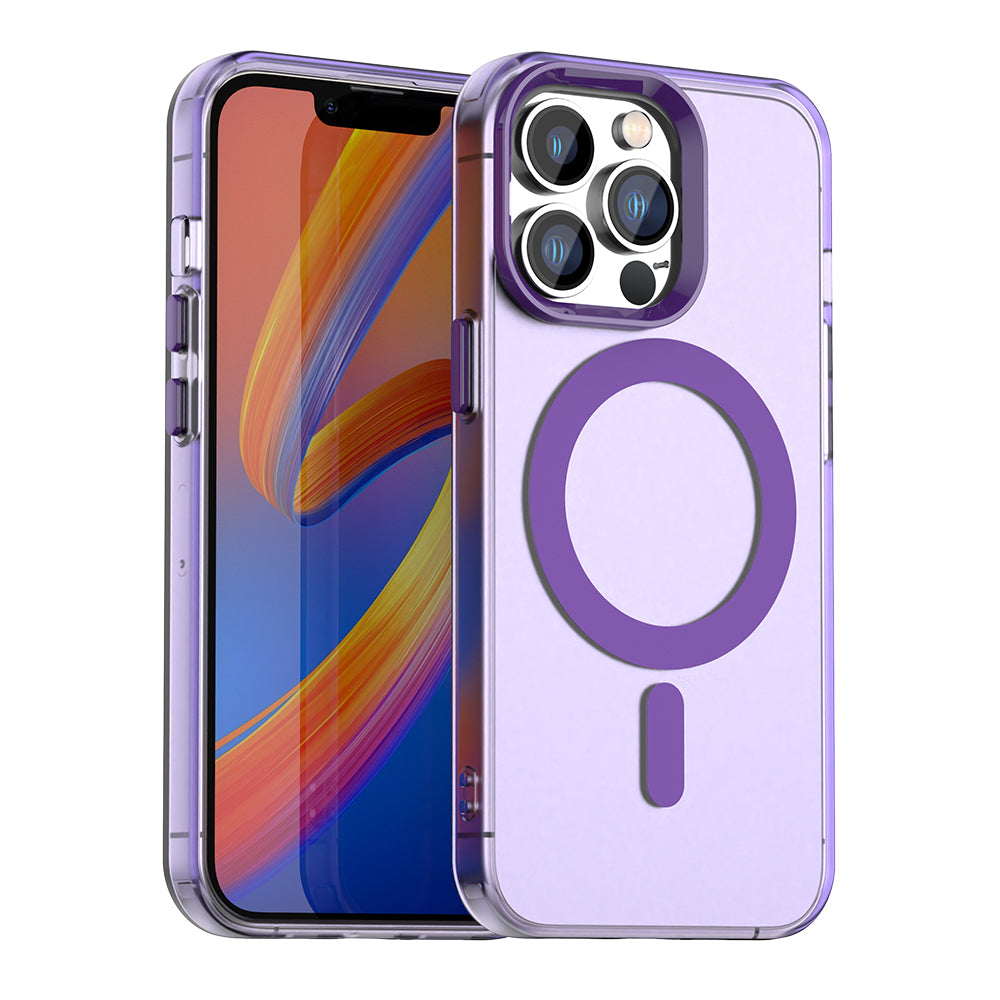 MagSafe futrola za Apple iPhone 13 Pro Max, Techsuit, CandyCase, Ljubičasta