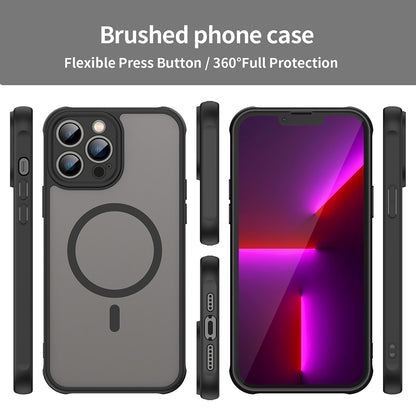 MagSafe futrola za Apple iPhone 13 Pro Max, Techsuit, HaloFrost II, Crna