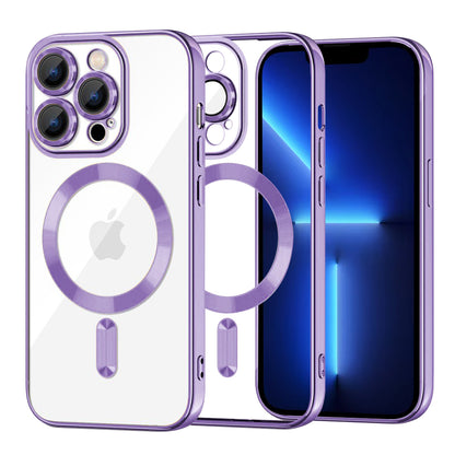 MagSafe futrola za Apple iPhone 13 Pro Max, Techsuit, Luxury Crystal, Svetlo Ljubičasta