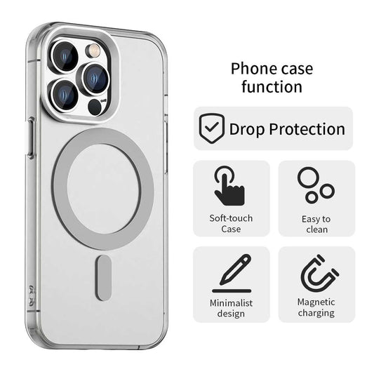 MagSafe futrola za Apple iPhone 13 Pro, Techsuit, CandyCase, Bela