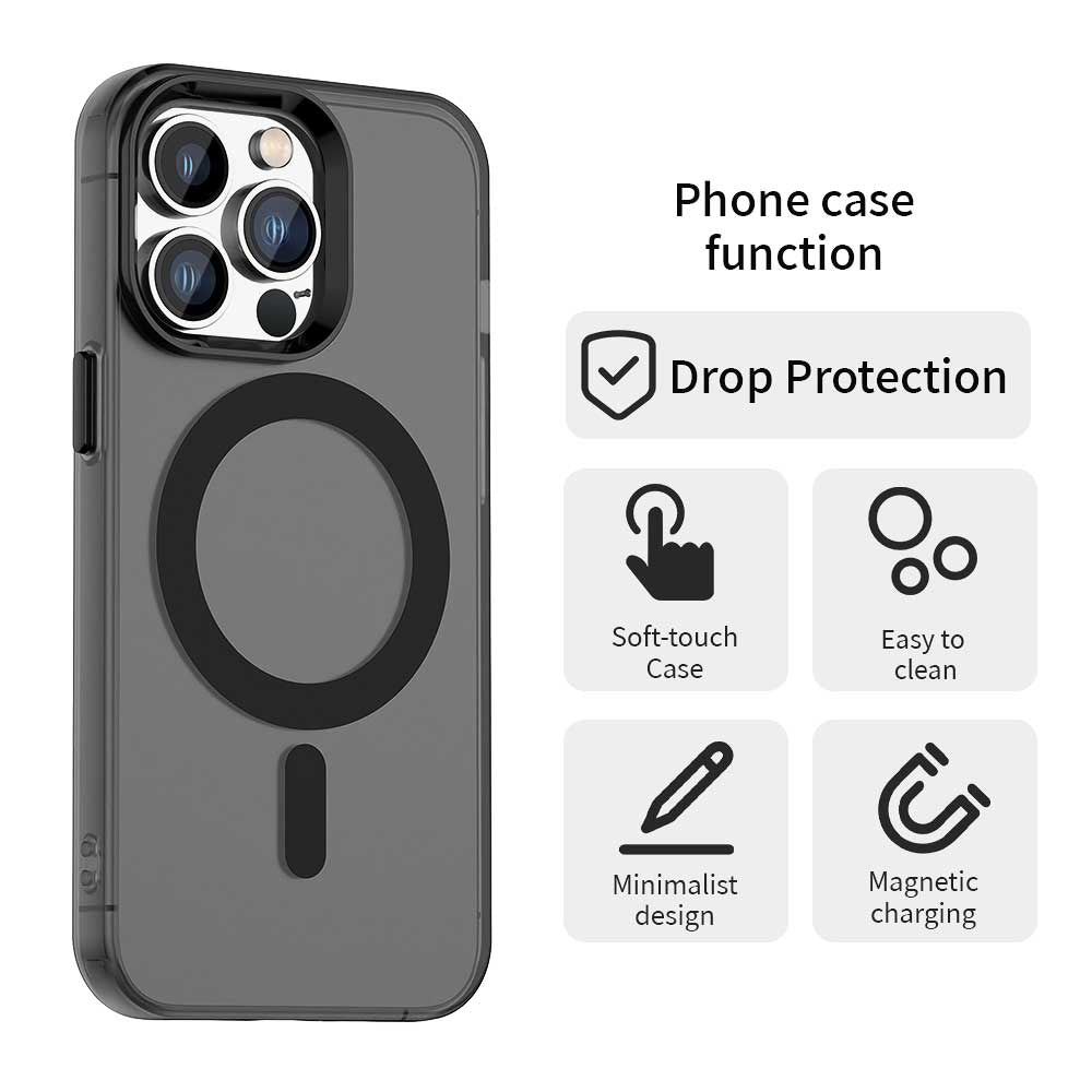 MagSafe futrola za Apple iPhone 13 Pro, Techsuit, CandyCase, Crna