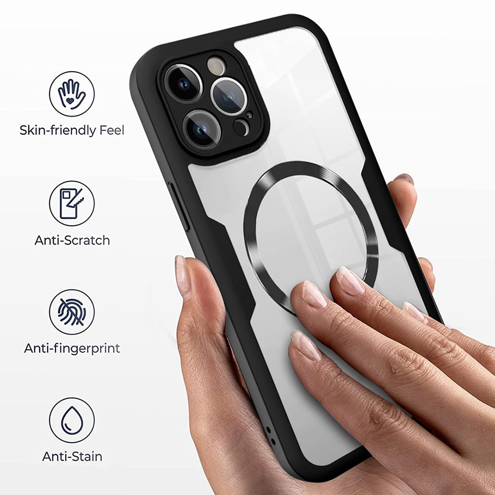 MagSafe futrola za Apple iPhone 13 Pro, Techsuit, ColorVerse 360, Crna