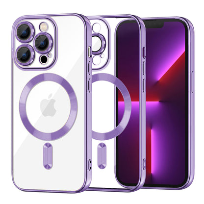 MagSafe futrola za Apple iPhone 13 Pro, Techsuit, Luxury Crystal, Svetlo Ljubičasta