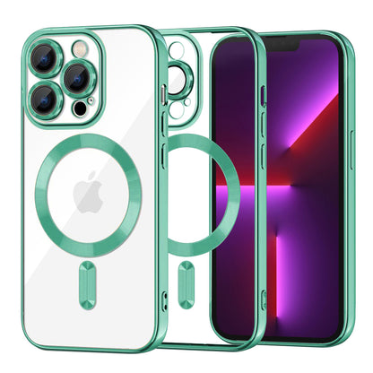 MagSafe futrola za Apple iPhone 13 Pro, Techsuit, Luxury Crystal, Svetlo Zelena