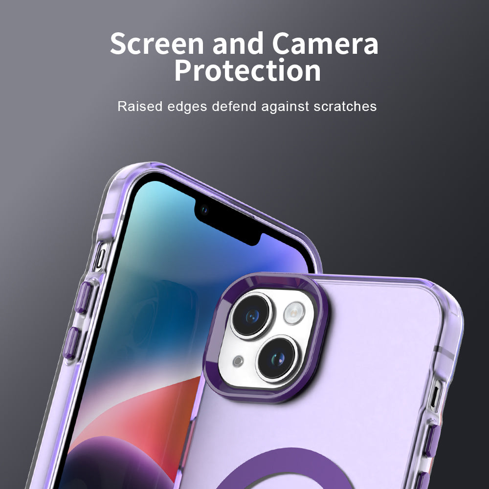 MagSafe futrola za Apple iPhone 13, Techsuit, CandyCase, Ljubičasta