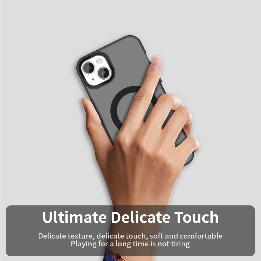 MagSafe futrola za Apple iPhone 13, Techsuit, CandyCase, Crna