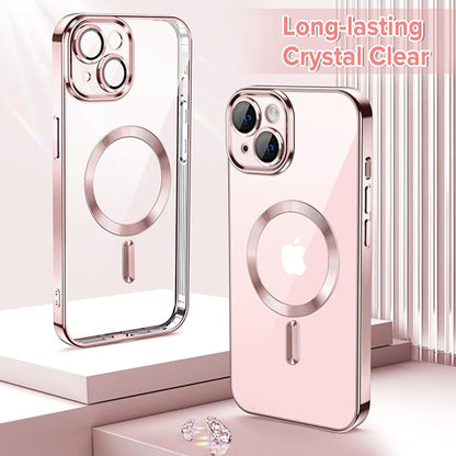 MagSafe futrola za Apple iPhone 13, Techsuit, Luxury Crystal, Roze