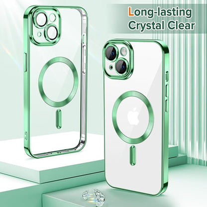 MagSafe futrola za Apple iPhone 13, Techsuit, Luxury Crystal, Svetlo Zelena