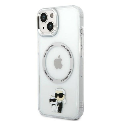 Futrola MagSafe za Apple iPhone 14 Plus, Karl Lagerfeld, Ikonik Karl & Choupette, Providna