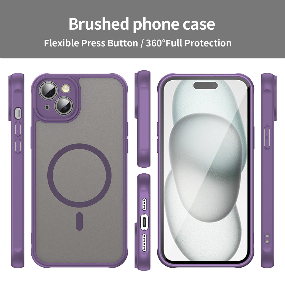 MagSafe futrola za Apple iPhone 14 Plus, Techsuit, HaloFrost II, Ljubičasta