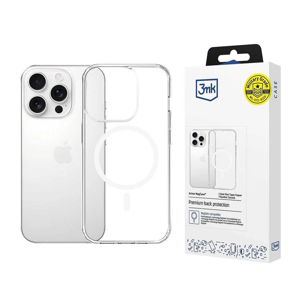 MagSafe futrola za Apple iPhone 14 Pro, 3MK, Armor MagCase, Providna
