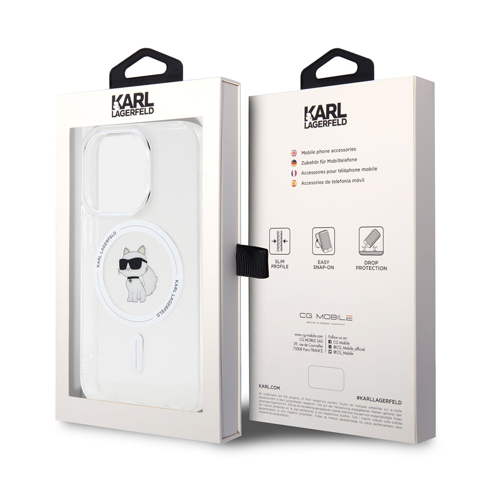 Futrola MagSafe za Apple iPhone 14 Pro, Karl Lagerfeld, IML Choupette, Providna