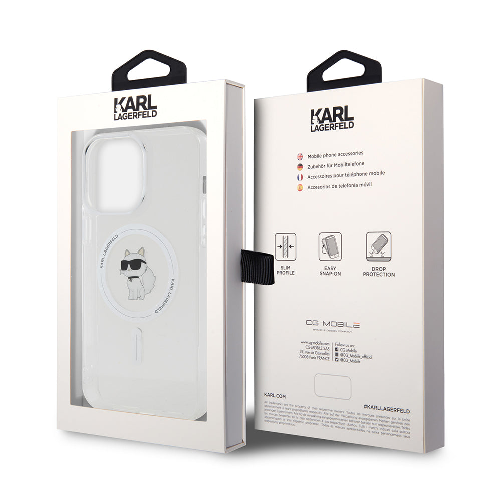 Futrola MagSafe za Apple iPhone 14 Pro Max, Karl Lagerfeld, IML Choupette, Providna