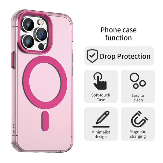 MagSafe futrola za Apple iPhone 14 Pro Max, Techsuit, CandyCase, Roze