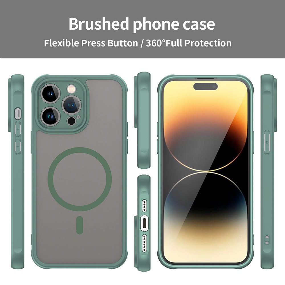 MagSafe futrola za Apple iPhone 14 Pro Max, Techsuit, HaloFrost II, Zelena